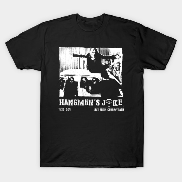 Devils Night Hangmans Joke Club Flier T-Shirt by Gimmickbydesign